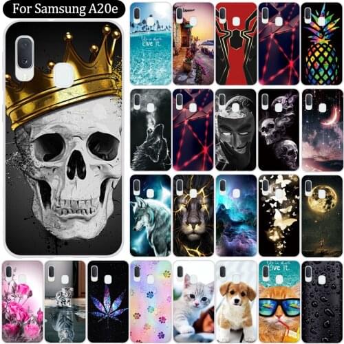 Case For Samsung Galaxy A20E Case Silicone Phone Cover For Samsung A20E Cover Case Cute Cartoon Funda Coque Hoesje Capa Shell