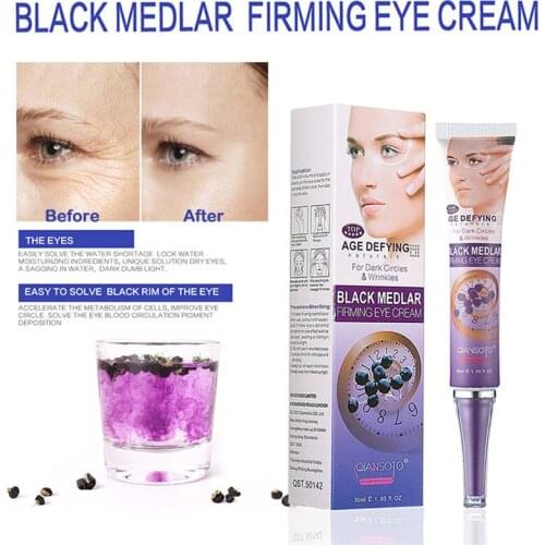 Black Goji Eye Cream Against Puffiness Remove Dark Circles Under Eyes Bag Anti-Wrinkle Anti Cern Lifting Cream