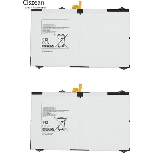 Ciszean 2pcs/lot EB-BT810ABA / EB-BT810ABE Replacement Battery For Samsung Galaxy Tablet Tab S2 9.7 T810 T815 SM-T810 5870mAh