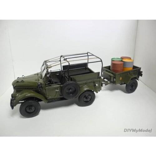 DIYMyModeI Gaz-69 of the Soviet Union_ M jeep DIY Handcraft Paper Model KIT Handmade Toy Puzzles Gift Movie prop