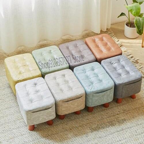 Home Coffee Table Net Red Sofa Stool Footstool Door Shoe Changing Stool Living Room Small Stool