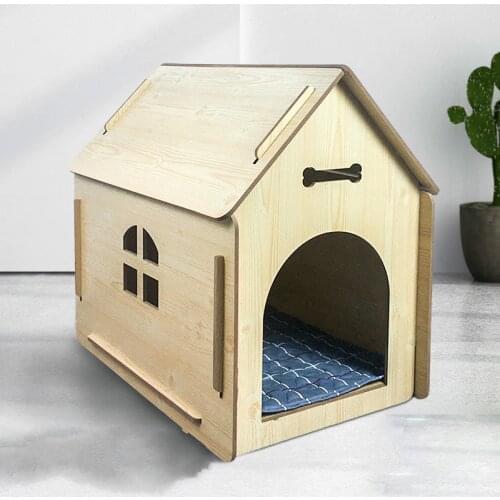 Cat House Outdoor Wooden Dog House Outdoor Dog House House Type Villa Cat House Four Seasons Universal Cat Nest Pet Supplies