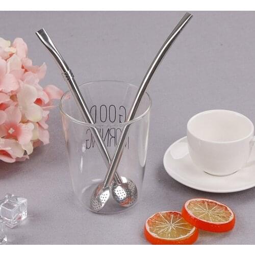 Filter Handmade Yerba Mate Tea Bombilla Gourd Washable Practiacl Tea Tool Creative Stainless Steel Hot Drinking Straw