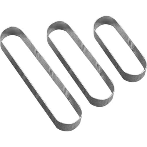 Stainless Steel Oval Rectangular Mousse Cake Mold Circle Ring Pastry Mould Tool