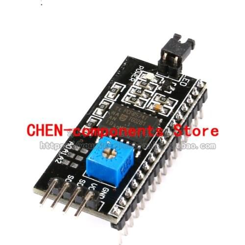 IIC/I2C/Interface de Placa Adaptadora LCD1602 2004 LCD PCF8574