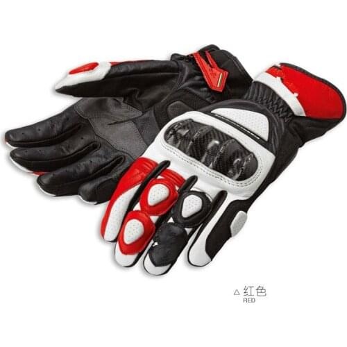 C2 Sport 2 Race Leather Motorcycle Gloves Motorbike Racing Sports Street Motorcycle Gloves