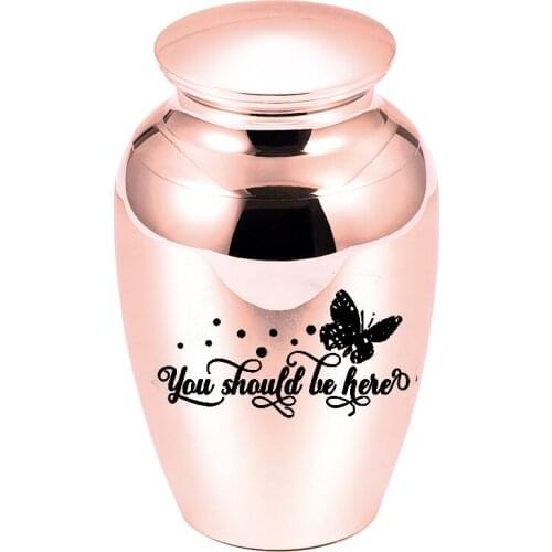 Pets Mini Cremation Urns Funeral Urn for Commemorate the Beloved human Small Keepsake Memorials Jar Jewelry (70*45MM)