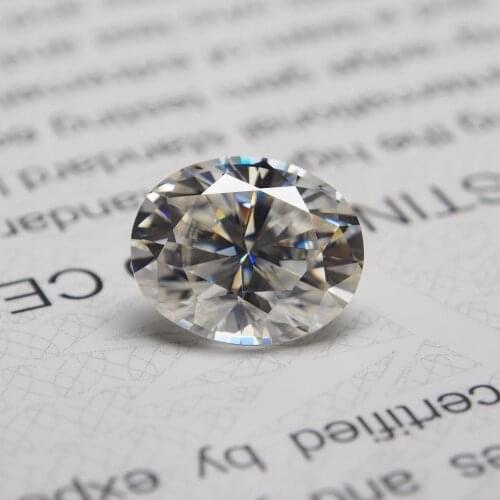 5*7mm Oval Cut 1 carat VVS Moissanite Super White Loose Moissanite Diamond for Wedding Ring