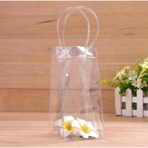 Plastic Ice Bag Single Bottle Self Sealed Transparent Bags Beverage Bag Food Container Drinking Storage Accessories LX1898