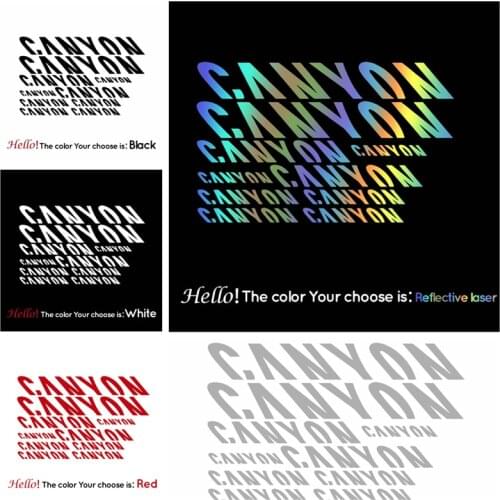 Reflective Canyon Stickers Cinelli Waterproof for Car Road Bike Mountain Cycling Sticker MTB Bicycle Wheels Decal Protector Part