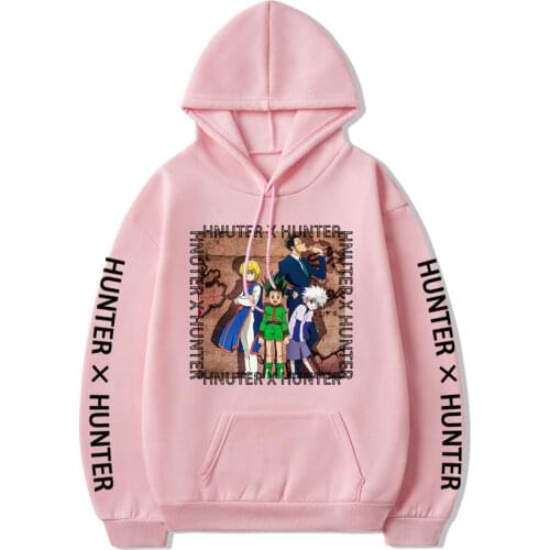 Anime Hunter X Hunter Killua Leorio Kurapika Gon Hisoka Pullover Hoodie Streetswear Tops Kawaii Graphic Hoodies Women