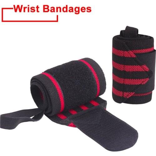 1pcs Elastic Wrist Support Weightlifting Wraps Brace Wrist Bandages Fitness Gym Sport Breathable Wristband Protector Straps