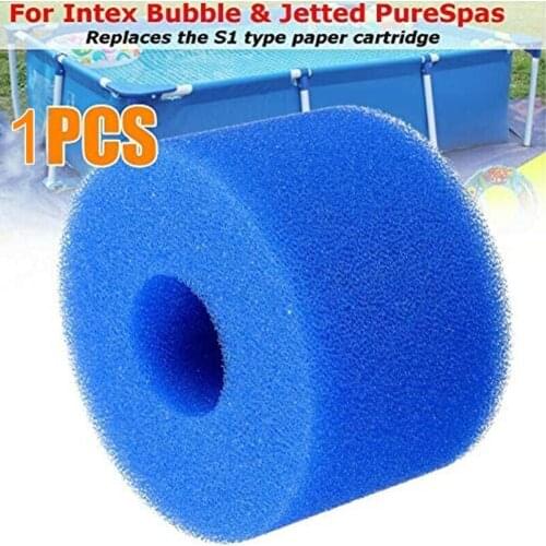 1Pc Swimming Pool Accessories Foam Filter Sponge Reusable for Intex Type a Washable Biofoam Clean Filter Foam Sponges