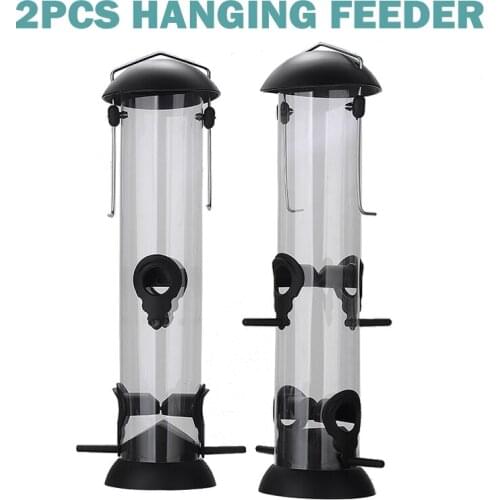2pcs Hanging Bird Feeders Outdoor Hanging Garden Bird Feeder for Bird Feeding Stations Bird Supplies