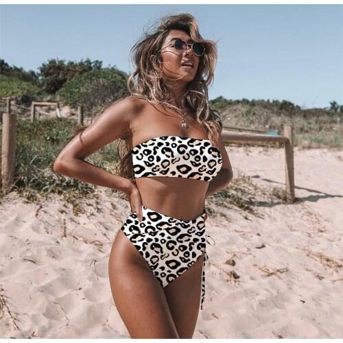 2021 Sexy Solid Color Bikini Women Swimwear Bandeau Biquini Swimsuit Female Bathing Suit Rhinestone Bikini Set Beachwear