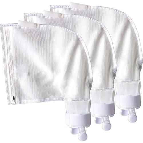 3PCS Zippered Bag Replacement Fits for Polaris 280,480 Pool Cleaner All Purpose Filter Bag Swimming Pool Cleaner Bags
