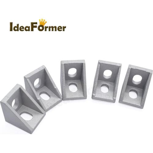 5/10/20 Piece Aluminum Corner Connector bracket fastener Mounting Bracket for EU Standard 2020 Series Aluminum Extrusion Profile