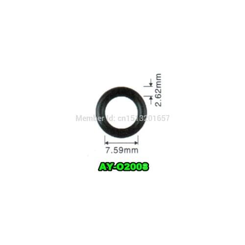 500pieces free shipping High quality rubber oring 7.59*2.62mm Fuel Injector Repair Kit Seal Oring (AY-O2008 )