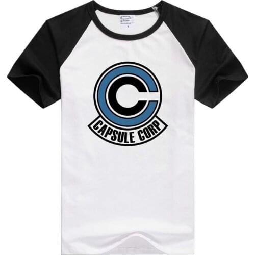 The anime Z Fashion Men t shirt CAPSULE CORP short sleeve casual Men/Women T-shirt Tshirt GA400