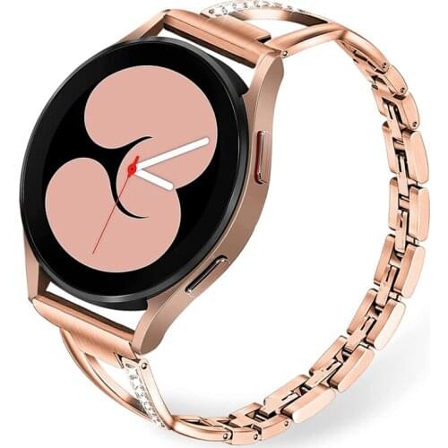 Correa Stainless Steel Bracelet For Samsung Galaxy Watch 4 Active 2 44mm 40mm Strap For Galaxy Watch 3 41mm 45mm Band