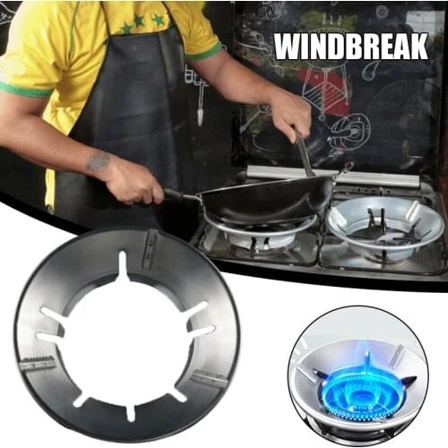 Energy Saving Windproof Universal Gas Stove Cover Windproof Round Disk Energy Saving Cover for Kitchen Accessories can CSV