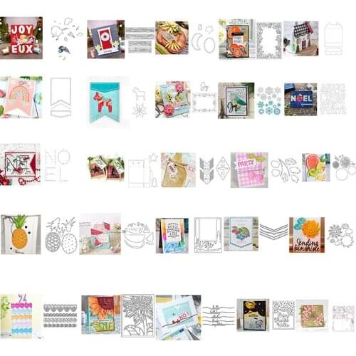 Fruits Leaves Snowflakes Metal Cutting Dies For Scrapbooking Craft Die Cut Card Making Embossing Stencil Photo Card