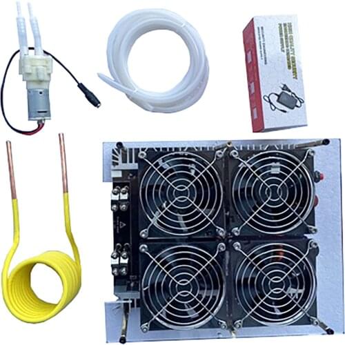 NEW 5000W ZVS Induction Heater High frequency Induction Heating PCB Board Melted Metal + Coil+Pump