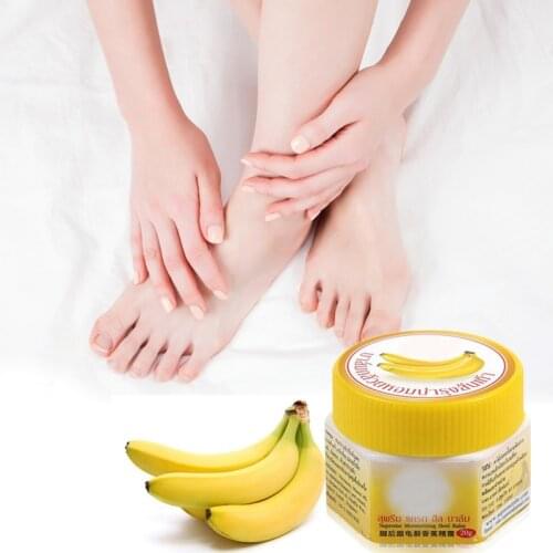Hot Cracked Heel Cream Banana Peeling Foot Hand Repair Anti Dry Crack Repair Heel Feet Balm Ointment Moisturizing Skin Care