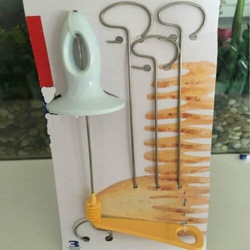 Kitchen tool Potato Spiral Cutter Manual Slicer Fry Cutter Potato Tower Making Twist Shredder knife
