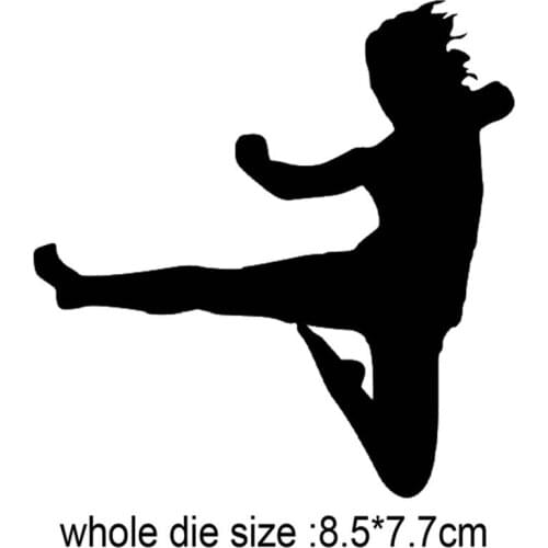 Metal Cutting Dies Cut Mold kung fu Man Christmas dies Decoration Scrapbook Paper Craft Knife Mould Blade Punch Stencils dies