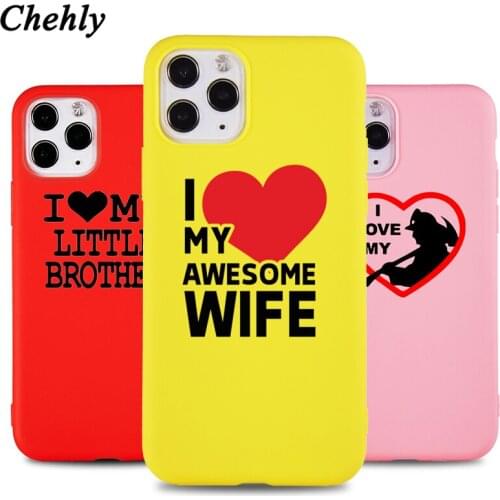 Fashion Heart Phone Case for IPhone 6s 7 8 11 Plus Pro X XS MAX XR SE Cases Soft Silicone Fitted TPU Protection Accessorie Cover