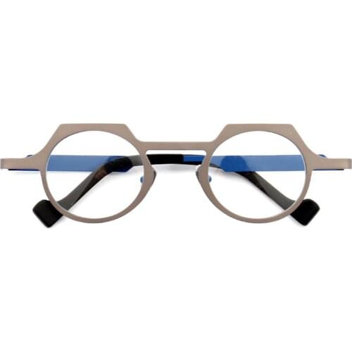 New Mens and Womens Fashion Round High-Grade Pure Titanium Alloy Anti-Blu-Ray Glasses JDA3248