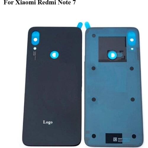 Original NEW For Xiaomi Redmi Note 7 Full Battery Cover Back Cover Door Housing Case For Xao mi Redmi note7 with logo