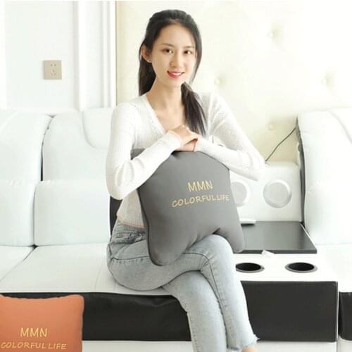 Letter Pillow Multifunction 3 In 1 Throw Pillow Warm Pillow Cushion Baby Kids Adult Blanket Stuffed Letter Figure Toy Pillow