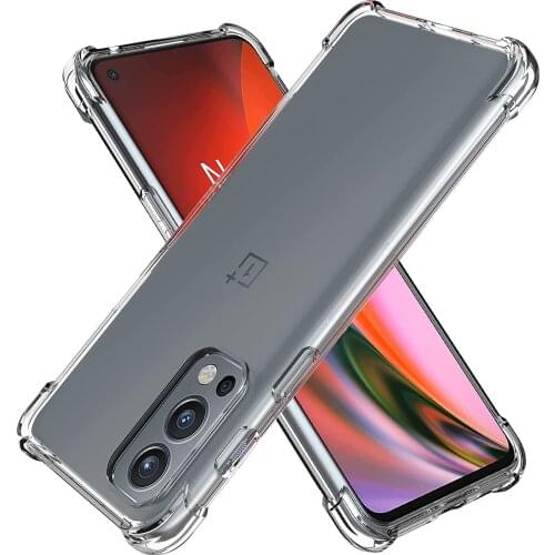 Case For Oneplus Nord N10 Reinforced Corners Holder Shockproof Soft TPU Airbag Cover For Oneplus 8 8T Pro 5 3 3T 6 7 7T Pro Nord