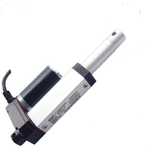 Heavy Duty Small Linear Electric Actuator 1" inch Stroke DC 24V 220LBS TV Lift