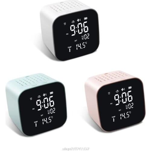 Accurate Room Temperature Monitor Essential Oil Aroma Diffuser with Digital Alarm Clock, Easy to Read, LCD AG07 21 Dropship