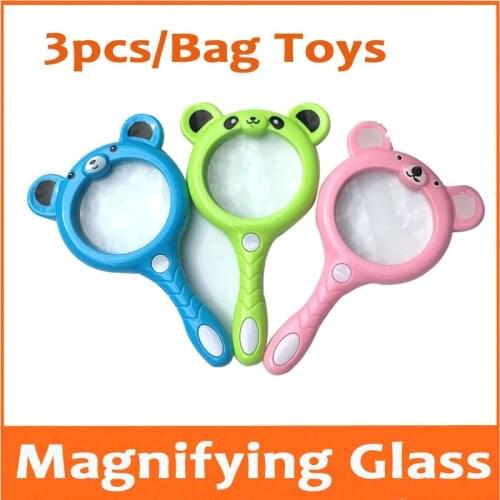 3 Times Magnifier Kindergarten Primary School Magnifying Glass Toys Educationalchildren science laboratory Toys Insect Viewer