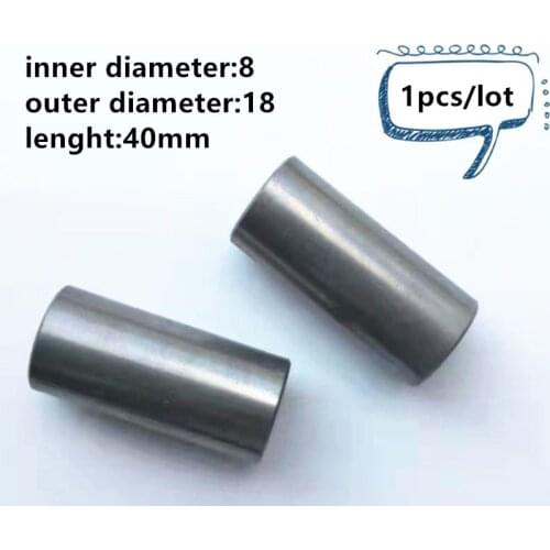 1pcs/lot Powder Metallurgy Shaft Sleeve Inner Diameter 8mm OD 18mm Lenght 40mm Iron Base Bushings for Boundary Friction