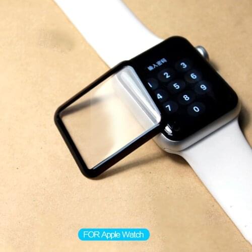 3D Curved Edge Full Cover Not Tempered Glass For IWatch 40mm 44mm 38mm 42mm Screen Protector Film For Apple Watch 4 2 1 3 5 6