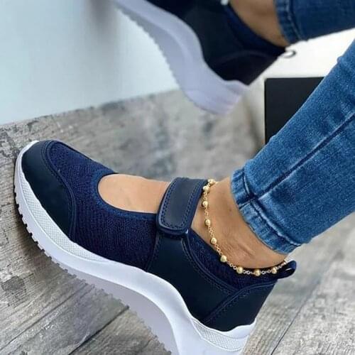 Summer Women Casual Shoes Sneakers Women Shoes 2021 Breathable Mesh Platform Women Vulcanize Shoes Blwbyl Chaussure Femme
