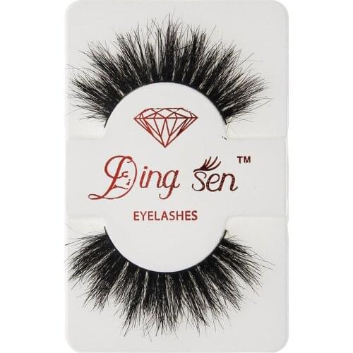 1Pair Handmade False Eyelashes Natural Thick Long Horse Hair Fake Eye Lashes Cross Soft Eyelash High Quality #246293
