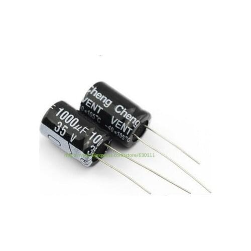 1000uF 35V 105C Radial Electrolytic Capacitor 35V 1000UF 13*21mm