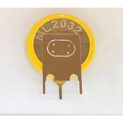 2PCS/LOT ML2032 3V lithium battery/ rechargeable battery