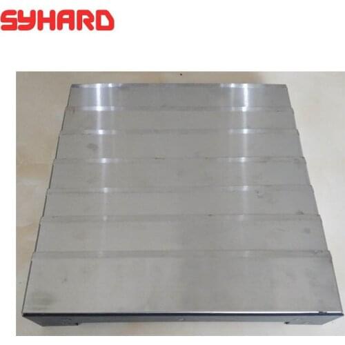 3 Sides Armoured Steel Plate Of Machine Tools Guide Shield Cover Protective Curtain For CNC Machine