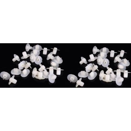 50Pcs Car Nylon Bumper Grommet Nut Clip Retainer Fit for Honda Civic Accord CR-V Acura 71144SR3A00 Accessories