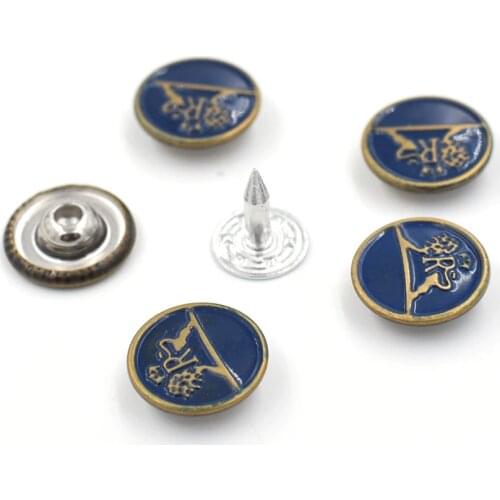 50 pieces/lot) Metal rivet. Bags rivets. Shoes decorative nails. Clothes buttons. Press the button. Clothing & Accessories