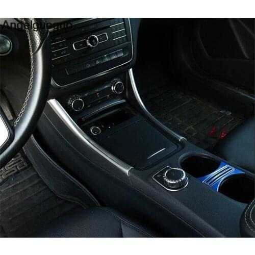ABS Chrome For Mercedes Benz A GLA CLA class GLA180 GLA200 GLA260 CLA200 CLA220 GLA260 Car Center Console side Trims frame
