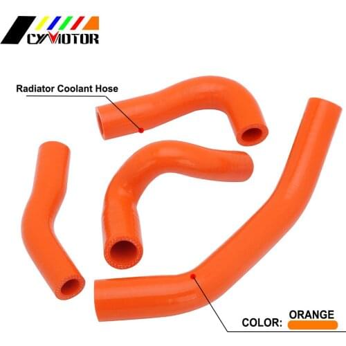 Motorcycle Engine Cooling Accessories Water Pipe Silicone Radiator Coolant Hose Kit For KTM DUKE 390 LC4 RC390 RC 390 2015 2016