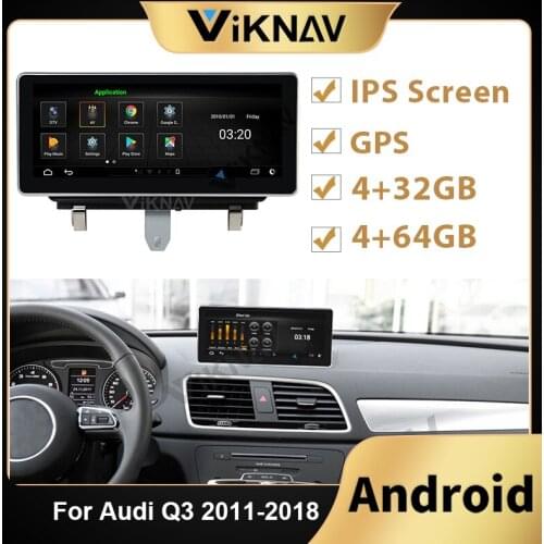 Android car radio stereo receiver for AUDI Q3 2011 2012 2013-2015 2016-2018 car audio multimedia player GPS navigation head unit